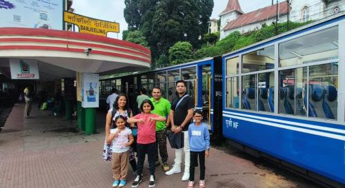 At Darjeeling Railway station